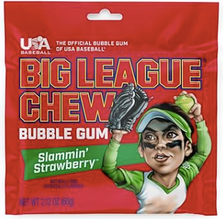 Big League Chew - Slammin' Strawberry