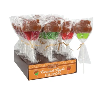 Carmel Apple Dipped Lollipop