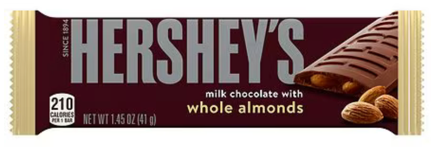 Hershey's Milk Chocolate with Almonds - 1.45oz