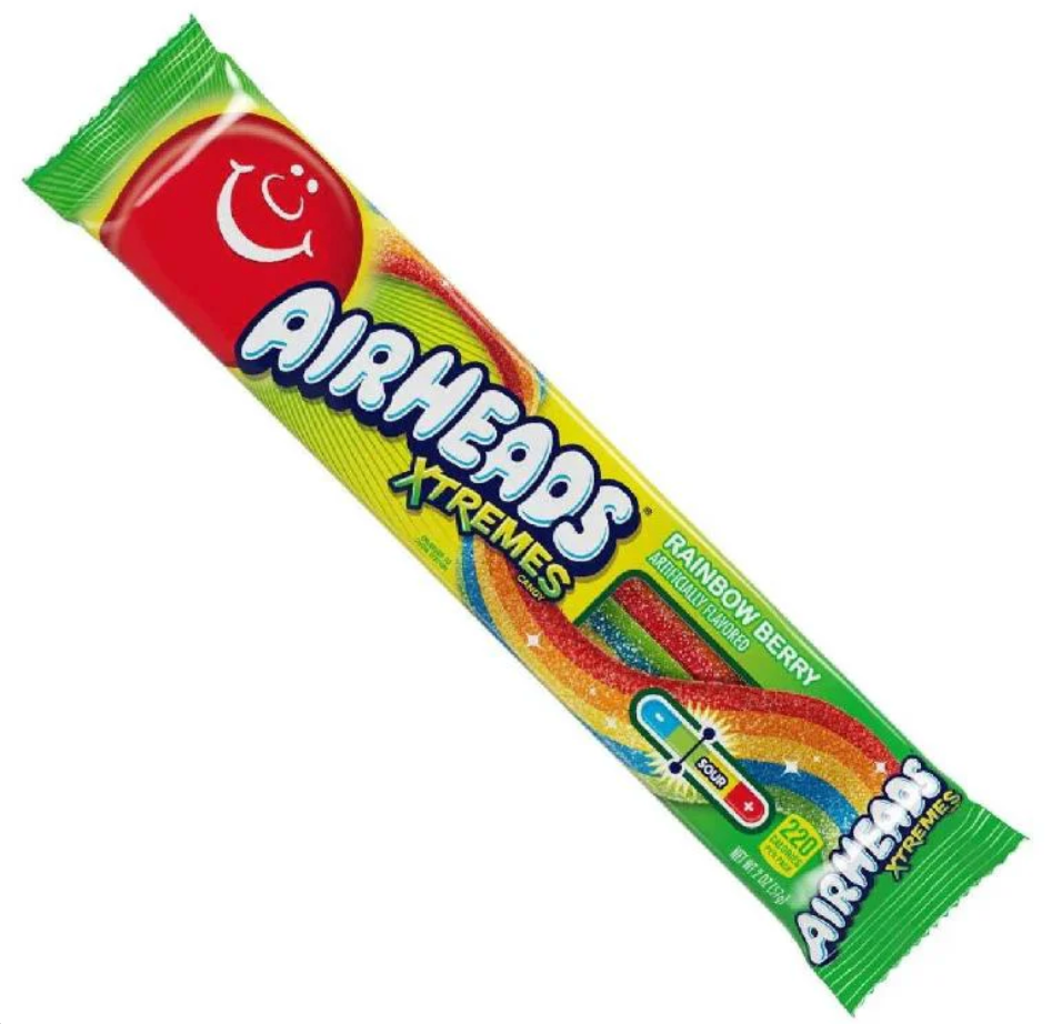 Airheads Xtremes Sour Belts