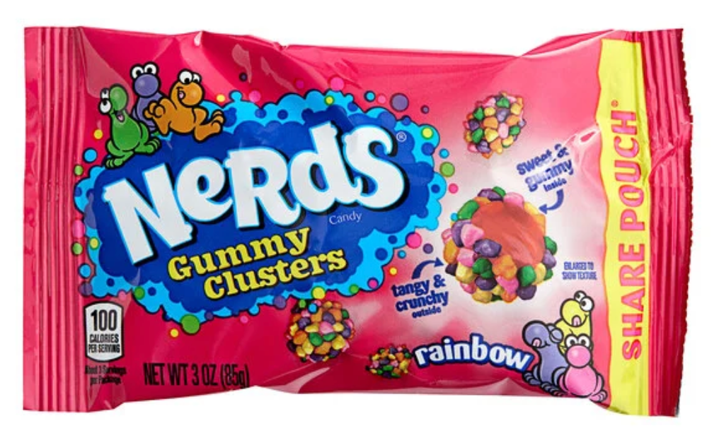 Nerds Gummy Clusters - Rainbow 3oz