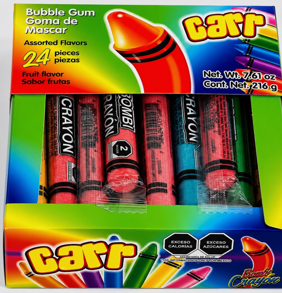 Crayon Bubble Gum